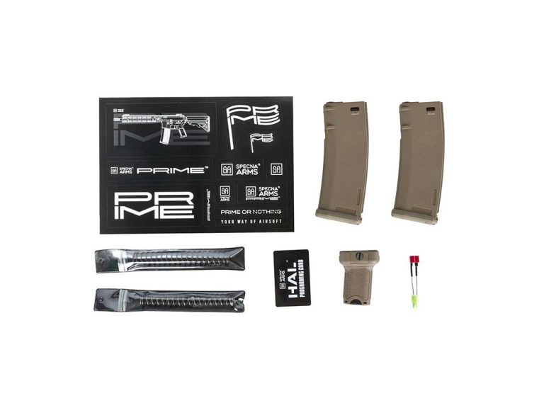 Réplica Specna Arms Sa-Ph21 Prime Aeg Hal Etu High Torque Tan/Negra