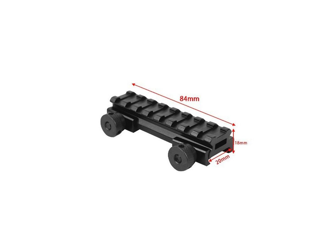 Montura Rail Picatinny 85 Mm Metálico
