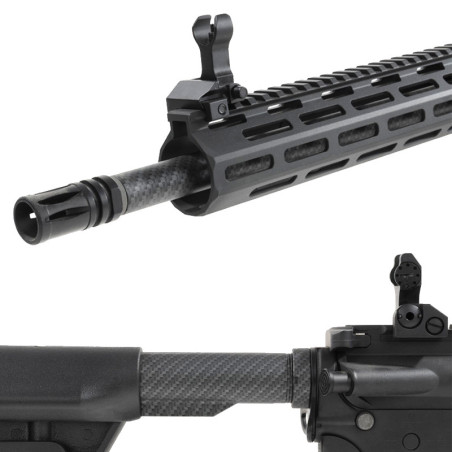 Réplica Saigo Defense Shogun Gure ETU AEG Negra · VSGun