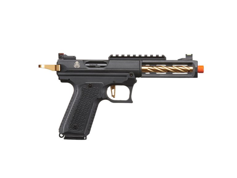 Pistola cthulhu Lancer Gold Perfil