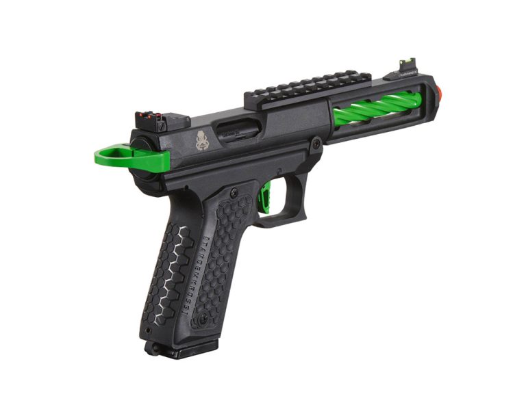 Pistola cthulhu Lancer Tactical Gbb Verde