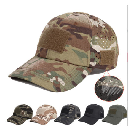 Gorra camuflaje multicam velcro beisbol táctica