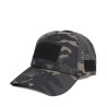 Gorra camuflaje multicam black táctica con velcro y ajuste por velcro