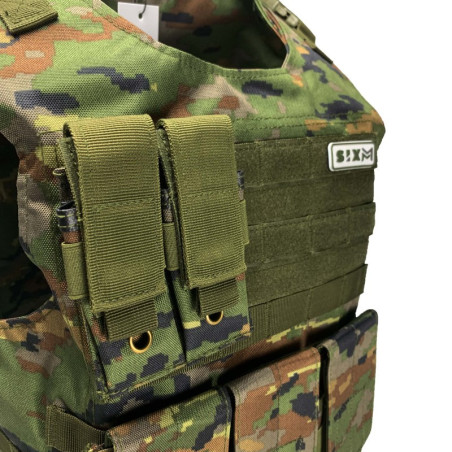 Chaleco Táctico SIXMM FSBE Pixelado Boscoso | DOMINA · VSGun