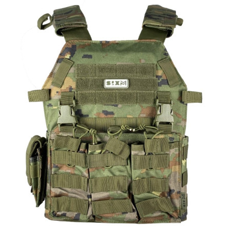 Chaleco SIXMM 6094S SW táctico frontal