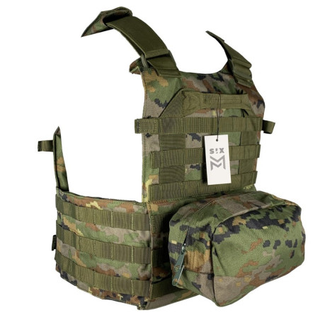 Chaleco SIXMM 6094S SW táctico lateral trasero