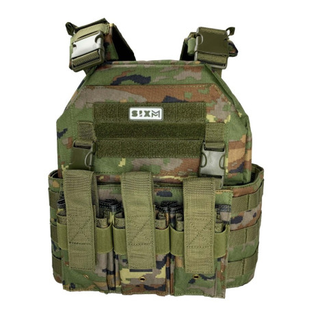 Chaleco SIXMM 036M SW ajustable frontal