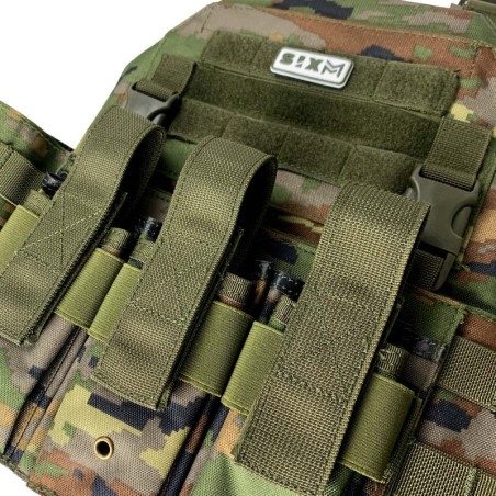 Chaleco SIXMM 036M SW ajustable detalle