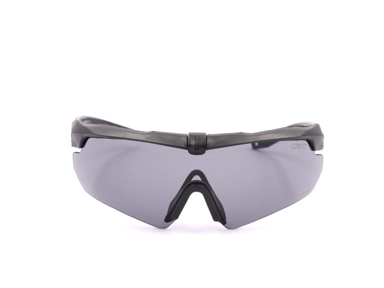 Gafa Corso Revenge Gunner con funda + 3 lentes intercambiables negro