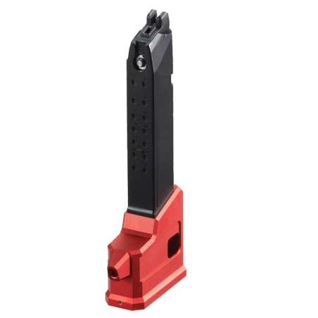 Adaptador HPA AAP01 EU7 a cargadores M4 color rojo para airsoft