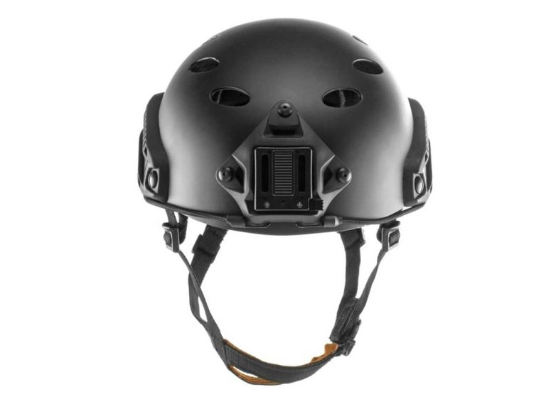 Casco FMA fast PJ ajustable negro frontal