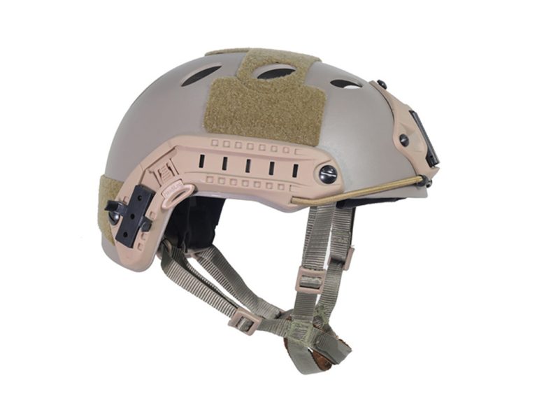 Casco Fma Fast PJ Ajustable Tan lateral detalles