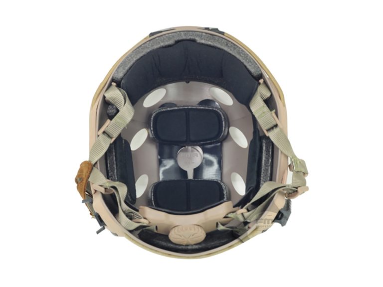 Casco FMA fast PJ ajustable negro detalles