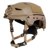 Casco FMA MIC FTP Bump ajustable color tan para uso táctico y airsoft