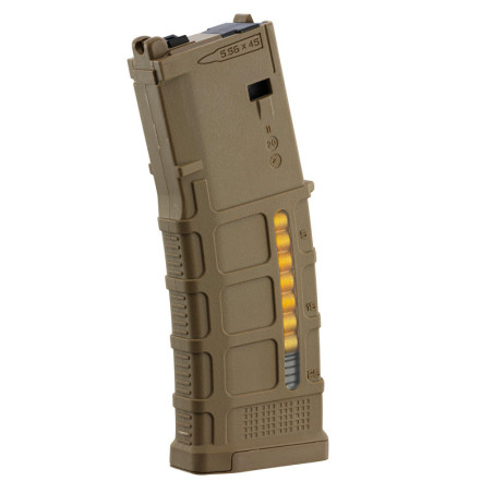 cargador GBB Double Eagle M4 MWS 35 BBs Gen 3 Noveske tan