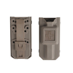 Pouch rígido porta torniquete tan BL08 resistente y fácil de transportar