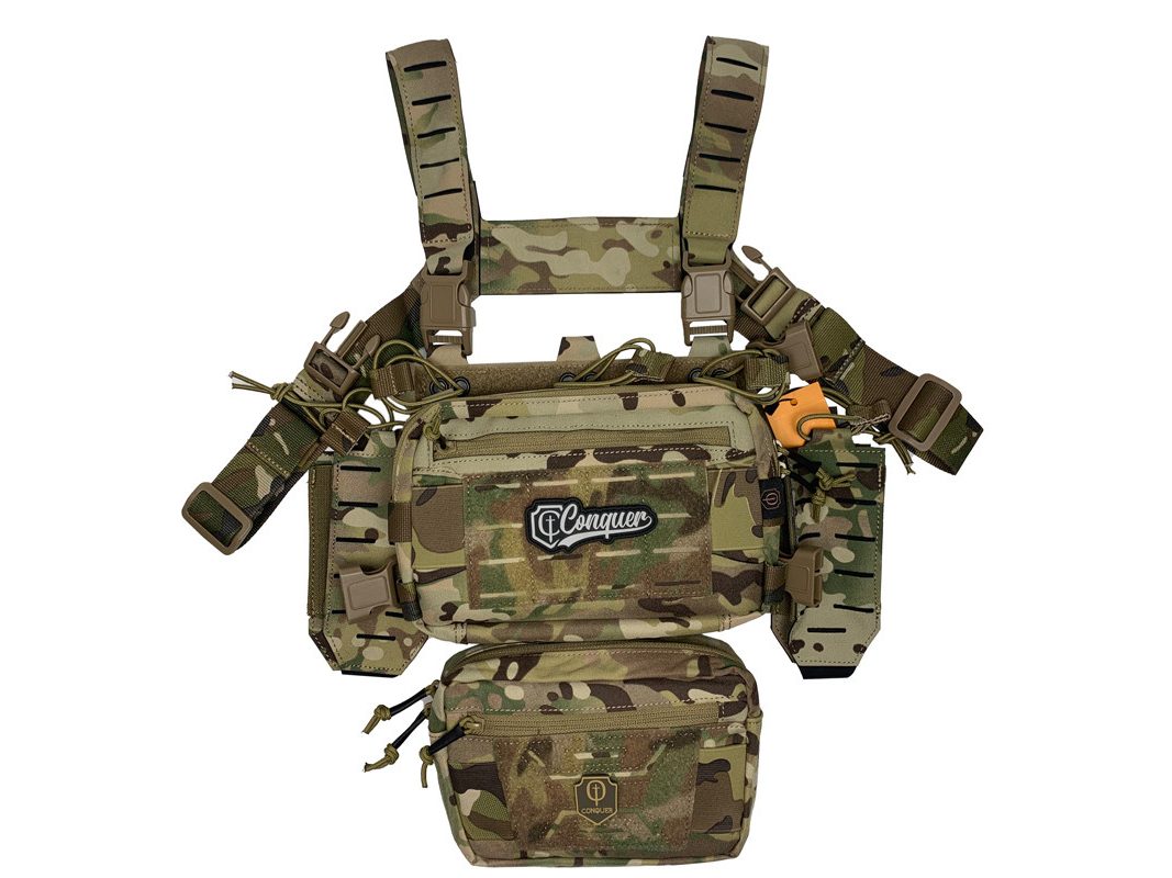 Chaleco Chest Rig Conquer Titan multicam