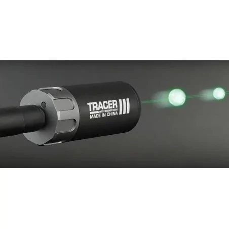 SILENCIADOR TRAZADOR TRACER III Negro 13.2 cm