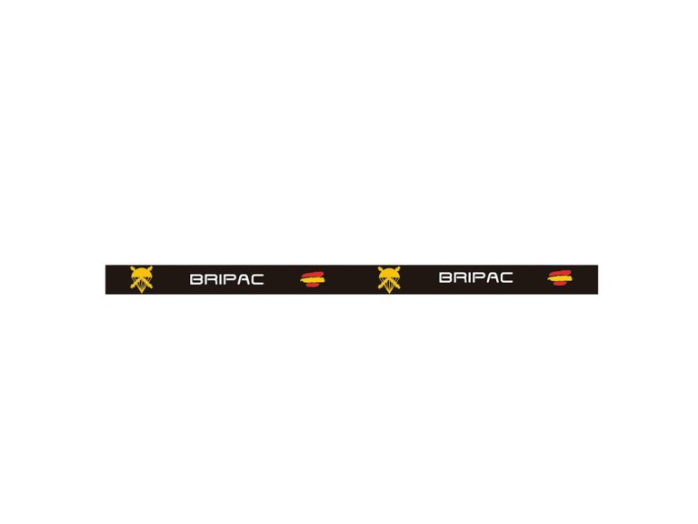 Pulsera Bripac PVC Negra Inmortal Warrior