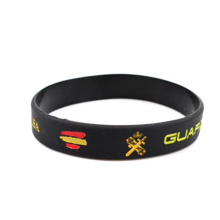 PULSERA GUARDIA CIVIL PVC NEGRA ⭐ · VSGun