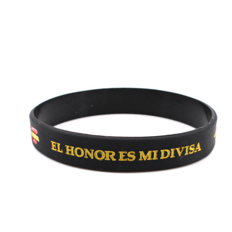 PULSERA GUARDIA CIVIL PVC NEGRA ⭐ · VSGun