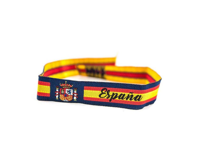 Pulsera bandera España azul