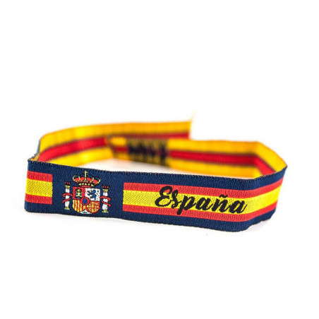 Pulsera bandera España azul