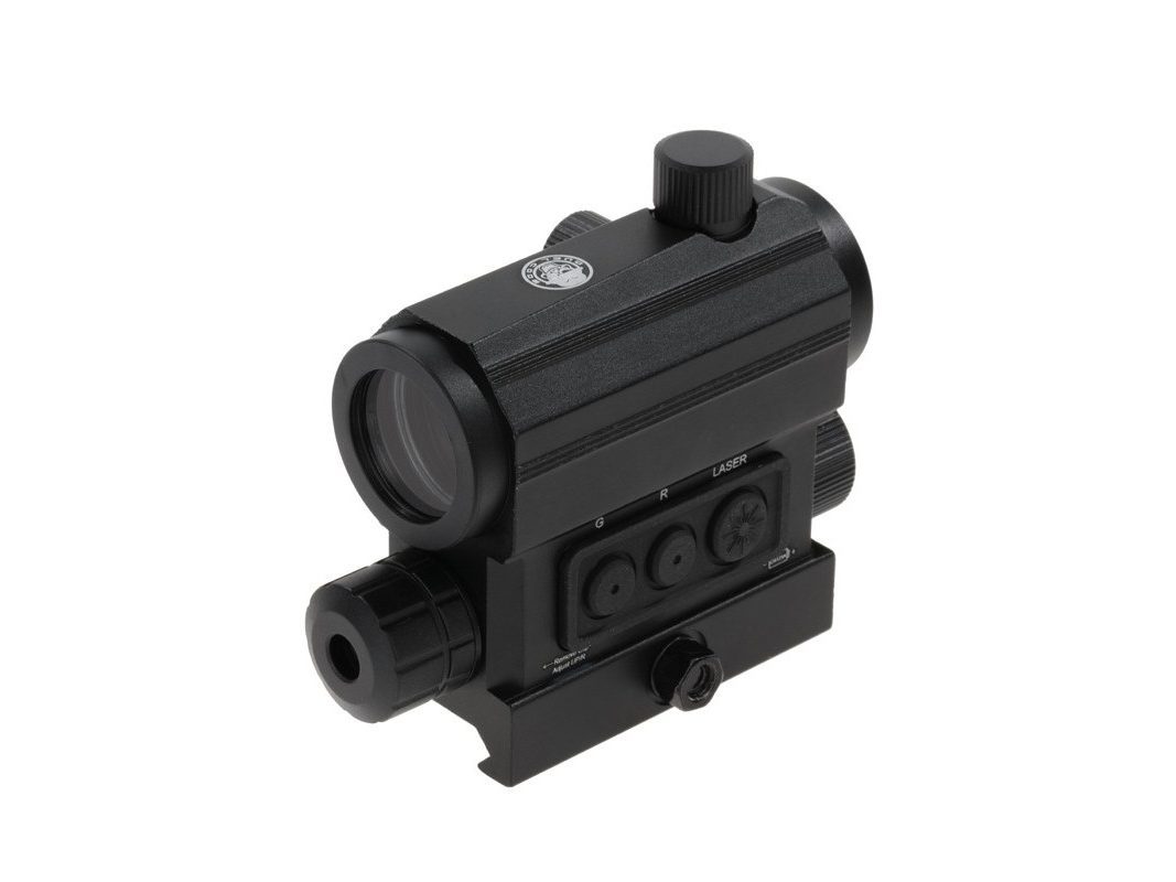 Red Dot T1 Punto Rojo 1x20 R4 + Láser Negro Duel Code