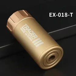 SILENCIADOR TRAZADOR TRACER III Tan/dorado 8.8 cm