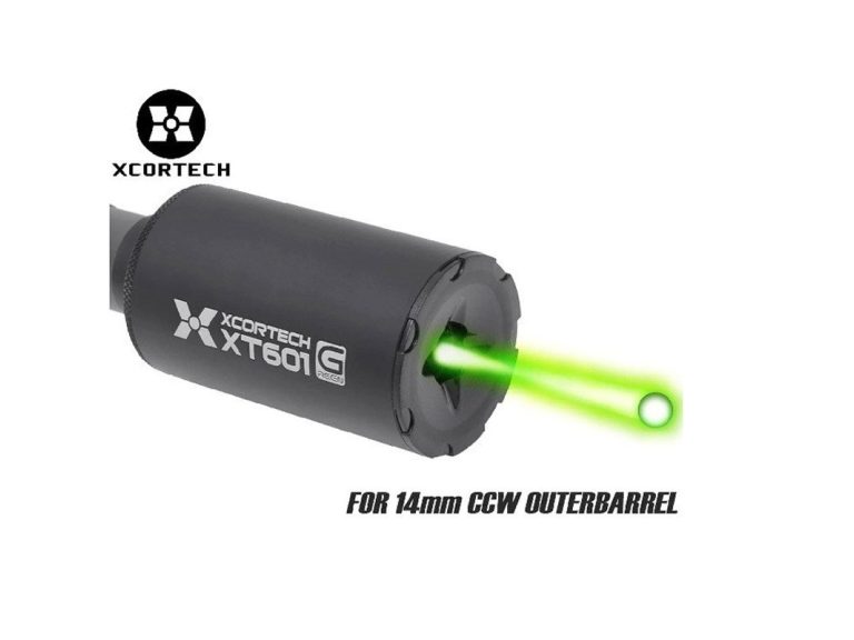 SILENCIADOR TRAZADOR XCORTECH XT601 LED UV VERDE