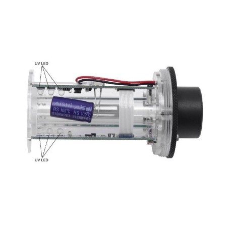 SILENCIADOR TRAZADOR XCORTECH XT601 MK2 UV (VERSION VERDE) NEGRO