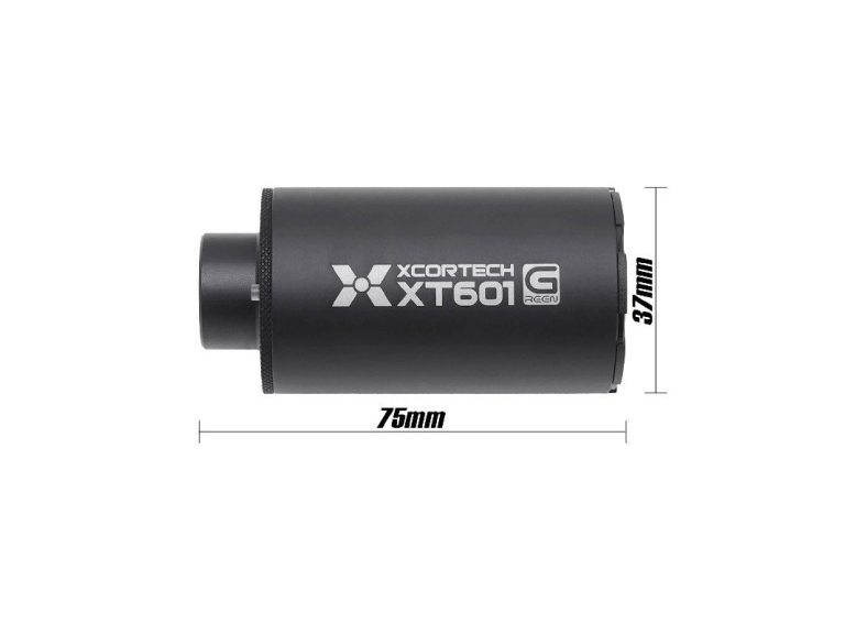 SILENCIADOR TRAZADOR XCORTECH XT601 MK2 UV (VERSION VERDE) NEGRO