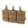 Pouch Corso G36 triple coyote Molle