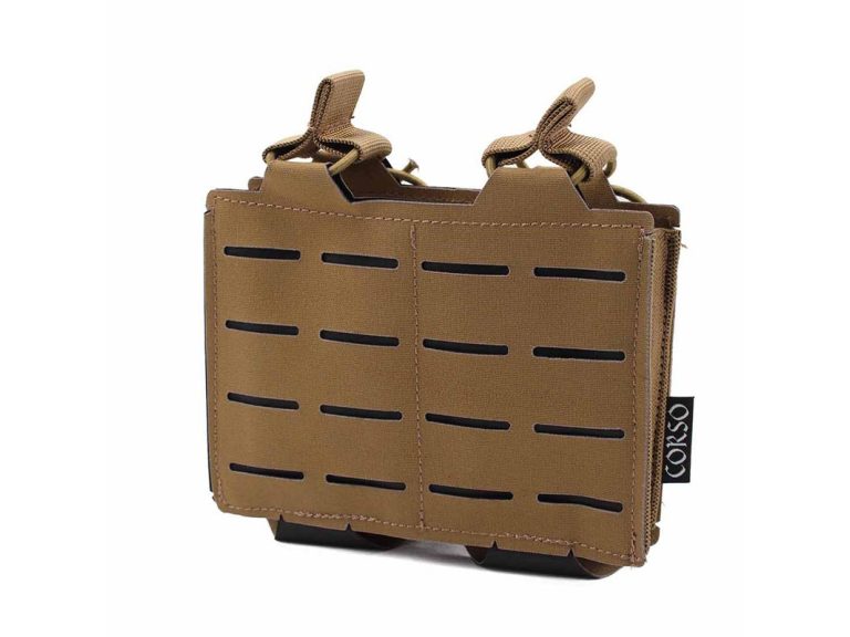 Pouch Corso G36 doble coyote láser