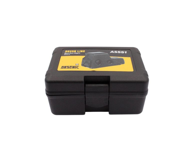 Mira Holográfica 551 Argon Arsenic negro caja protectora