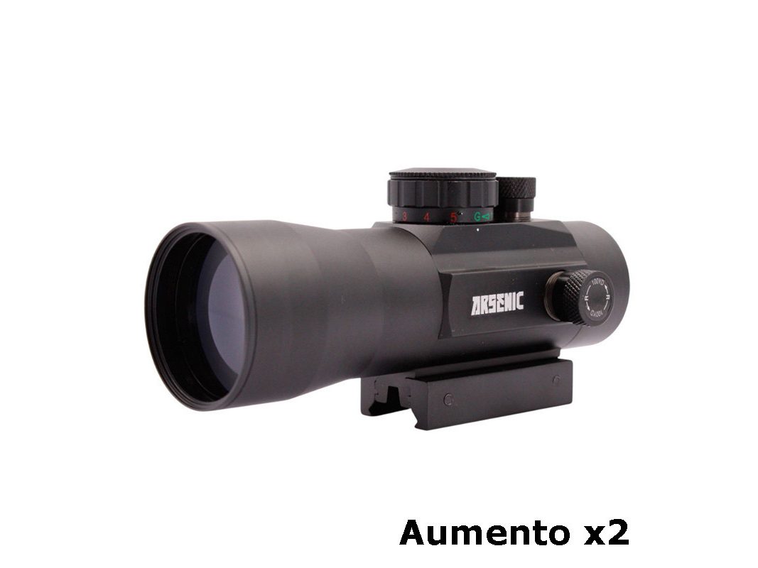 Visor Red Dot Aumentos 2X30 AS30N Arsenic Argon negro