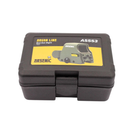 MIRA HOLOGRÁFICA ARGON AS553 TAN CRUZ ROJO VERDE· VSGUN