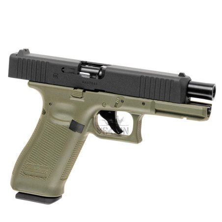 Pistola Glock 17 Gen 5 CO2 green