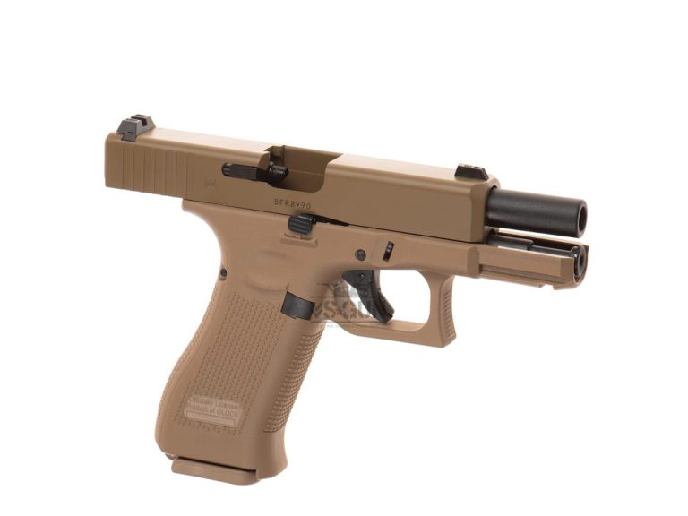 Pistola Umarex Glock 19X tan corredera