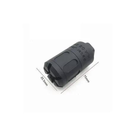BOCACHA METÁLICA JGA NEGRA 14MM